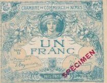 Billet Frankreich 1 franc 1915