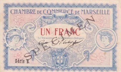 Billet Frankreich 1 franc 1917