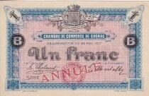 Billet Frankreich 1 franc 1917
