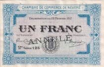 Billet Frankreich 1 franc 1917