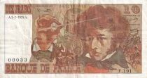 Billet Frankreich 10 francs 1975
