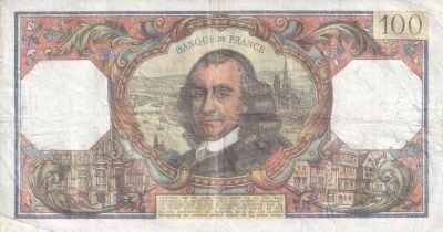Billet Frankreich 100 francs 1976