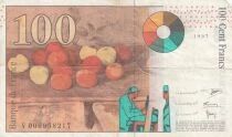 Billet Frankreich 100 francs Paul C&eacute;zanne 1997