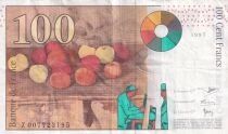 Billet Frankreich 100 francs Paul C&eacute;zanne 1997