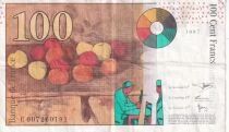 Billet Frankreich 100 francs Paul C&eacute;zanne 1997