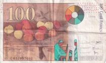 Billet Frankreich 100 francs Paul C&eacute;zanne 1998