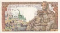 Billet Frankreich 1000 francs 1943