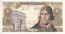 Billet Frankreich 10000 francs Napol&eacute;on Ier, Empereur de France, Roi d\'Italie 1956