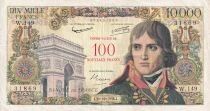 Billet Frankreich 10000 francs Napol&eacute;on Ier, Empereur de France, Roi d\'Italie 1958