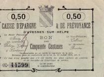 Billet Frankreich 2 francs 1914-1918