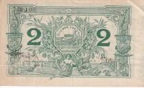 Billet Frankreich 2 francs 1914