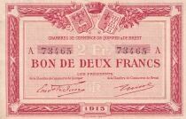 Billet Frankreich 2 francs 1915