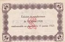 Billet Frankreich 2 francs 1920