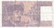 Billet Frankreich 20 francs 1992