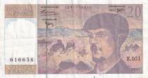 Billet Frankreich 20 francs 1997