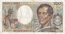 Billet Frankreich 200 francs Charles Montesquieu, &eacute;crivain et philosophe fran&ccedil;ais 1983