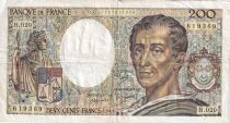 Billet Frankreich 200 francs Charles Montesquieu, &eacute;crivain et philosophe fran&ccedil;ais 1983