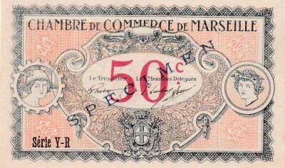 Billet Frankreich 50 centimes 1917