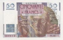 Billet Frankreich 50 francs 1946