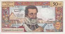 Billet Frankreich 50 nf Henri IV, Roi de Navarre et de France 1960