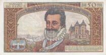 Billet Frankreich 50 nf Henri IV, Roi de Navarre et de France 1960