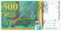 Billet Frankreich 500 francs Marie Curie 1998