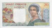 Billet Franz&ouml;sische Polynesien 20 francs 1951