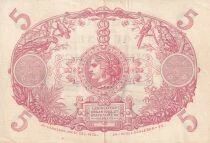 Billet Franz&ouml;sisches Guyana 5 francs 1922-1947