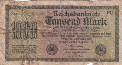 Billet Germany 1000 mark 1922