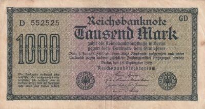 Billet Germany 1000 mark 1922