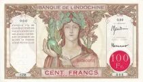Billet Gibuti 100 francs 1928-1938