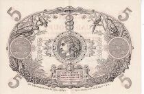 Billet Guadalupa 5 francs 1945