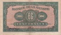 Billet Guiana Francesa 100 francs 1942
