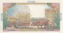 Billet Guiana Francesa 500 francs 1947-1949