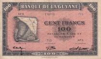Billet Guyana Francese 100 francs 1942