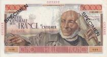 Billet Guyana Francese 5000 francs 1947-1949