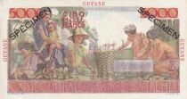 Billet Guyana Francese 5000 francs 1947-1949
