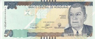 Billet Honduras 50 lempira Lempira  2019