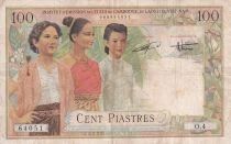 Billet Indo-Cina francese 100 piastres 1954
