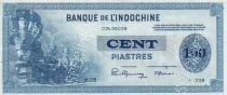Billet Indochina Francesa 100 piastres 1942