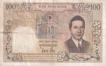 Billet Indochina Francesa 100 piastres 1954
