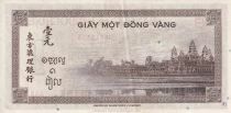 Billet Indochina Franz&ouml;sin 1 piastre 1945