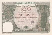 Billet Indochina Franz&ouml;sin 100 piastres 1925