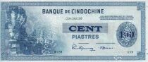 Billet Indochina Franz&ouml;sin 100 piastres 1945