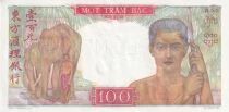 Billet Indochina Franz&ouml;sin 100 piastres 1947-1954