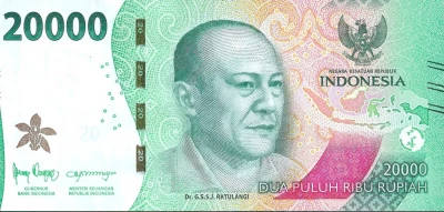 Billet Indonesia 20000 rupiah 2026
