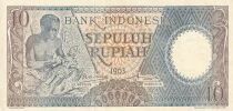 Billet Indonesien 10 rupiah 1963