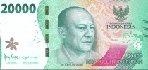 Billet Indonesien 20000 rupiah 2026