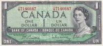 Billet Kanada 1 Elisabeth II, Reine d\'Angleterre et du Commonwealth 1954