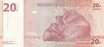 Billet Kongo (RDC) 20 francs 1997